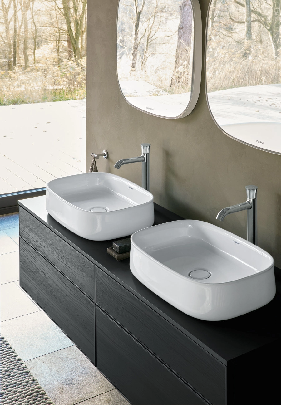 Умывальник накладной Duravit Zencha 55x39 cm — вид 2