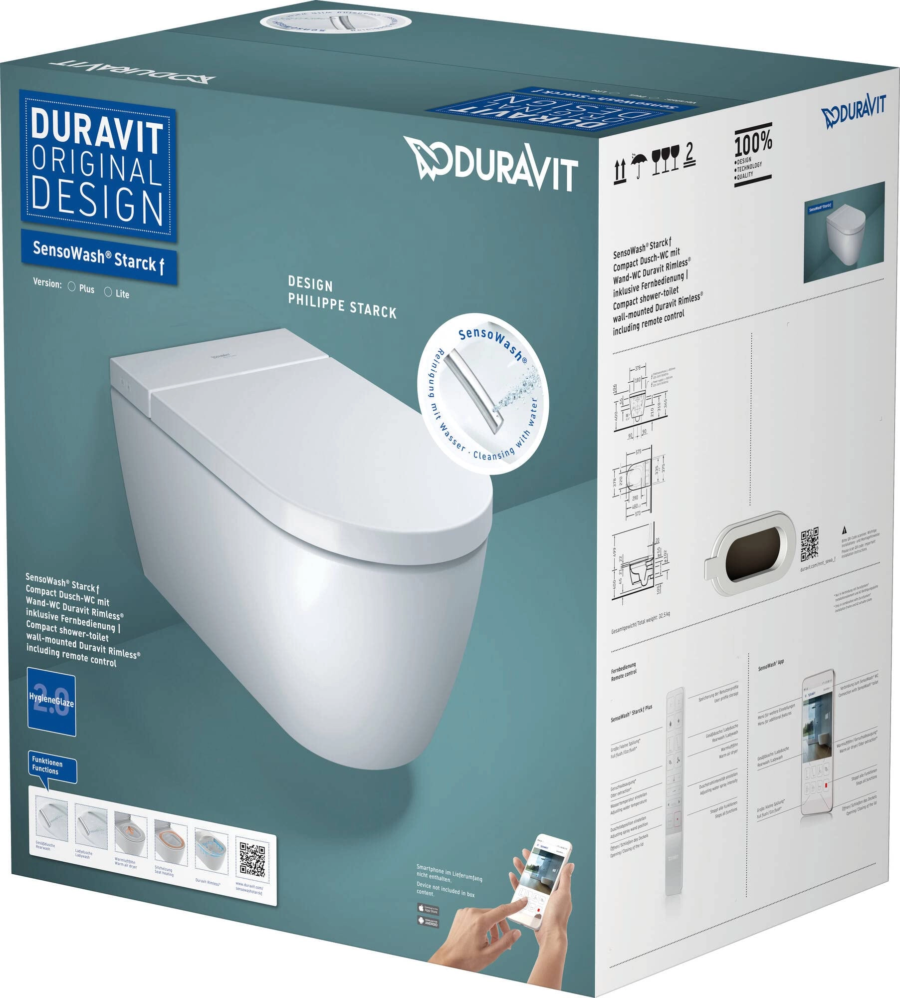 Smart WC Duravit SensoWash Stark F Pro — 4