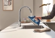 Baterie bucătărie cu filtru Grohe Blue Pure Baucurve 30581000