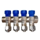 Distrib PEX-AL 3/4 miner albastru 2 iesiri la 16(cu ventil)