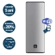 Электрический бойлер плоский Atlantic Vertigo Steatite Wi-Fi 80 Л Silver