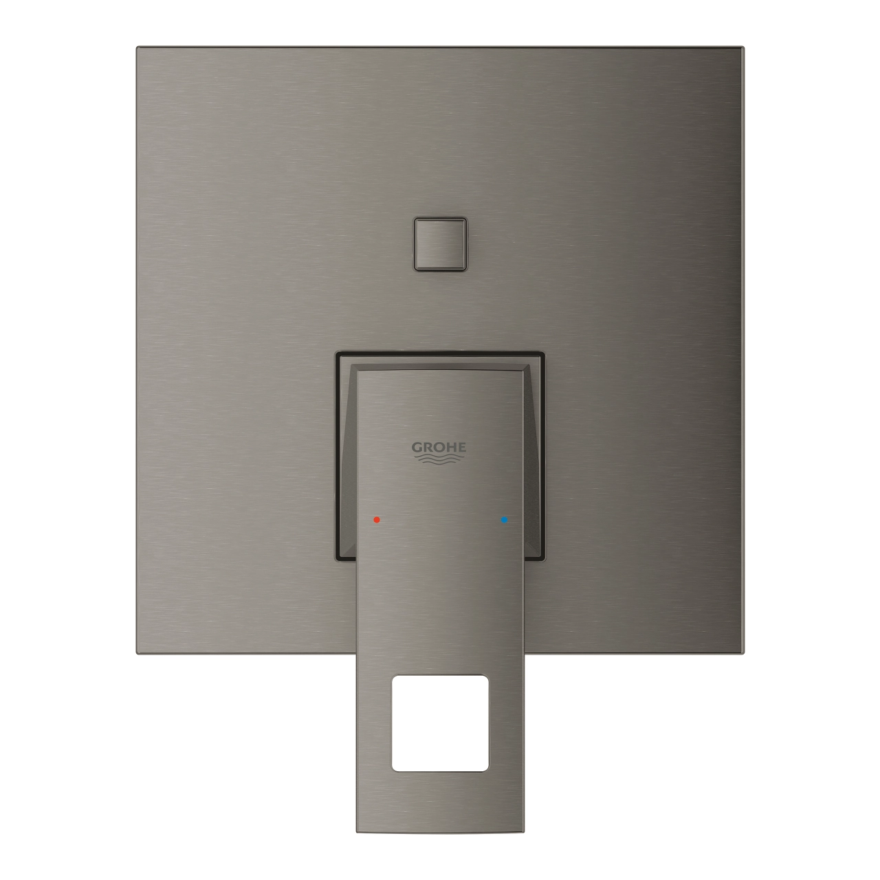 Baterie duș încastrată 2 cai Grohe Eurocube Brushed Hard Graphite — vedere 2
