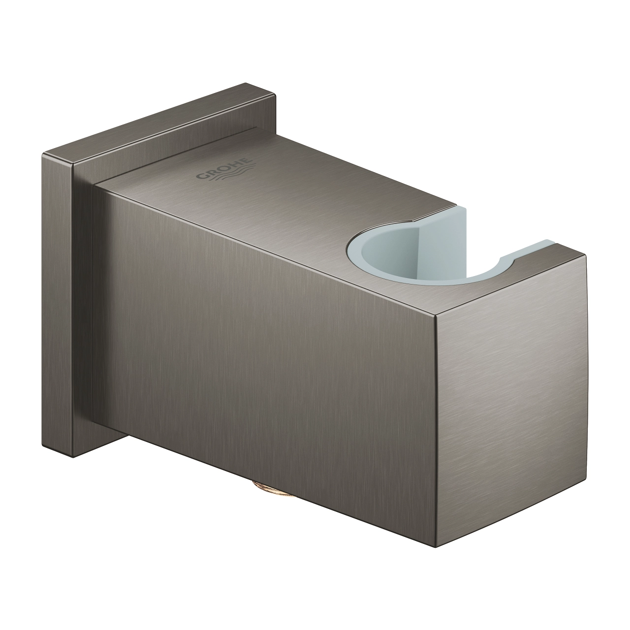 Cot racord de perete 1/2 cu suport para Grohe Euphoria Cube Brushed Hard Graphite
