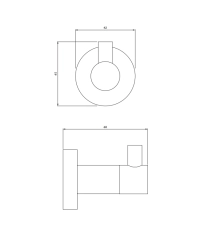Крючок для полотенец OMNIRES Modern Project MP60110GR