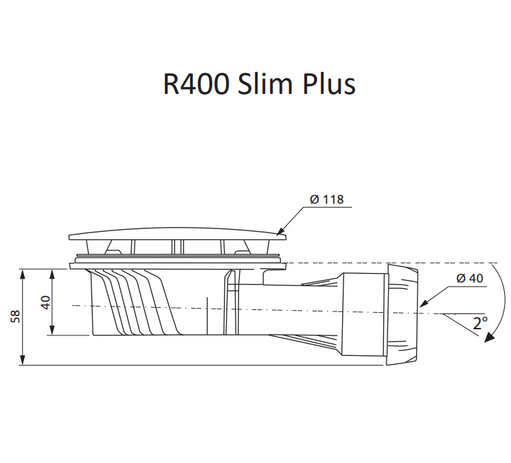 Сифон для поддона Radaway R400P Slim Plus — 3