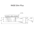 Сифон для поддона Radaway R400P Slim Plus