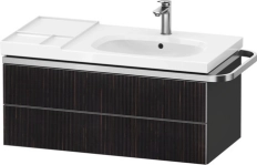 Mobilier DURAVIT AURENA, lavoar de dreapta, Ebony Mat/Graphite Super Matt 984mm