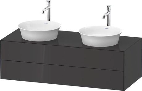 Mobilier DURAVIT White Tulip, Natural Oak/White Satin Mat 1300mm