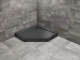 Душевой поддон Radaway Doros PT Черный камень 90x90x115 (SDRPTP9090-05-54S)