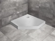 Cadita dus Radaway Doros PT Piatra alba 90x90x115 (SDRPTP9090-05-04S)