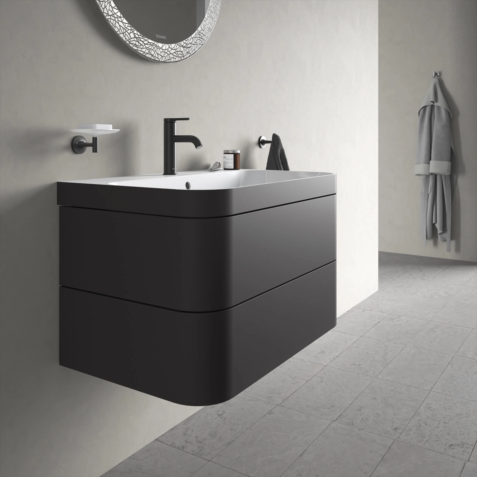 Mobilier DURAVIT HAPPY D.2 Graphite Super Matt 1175mm