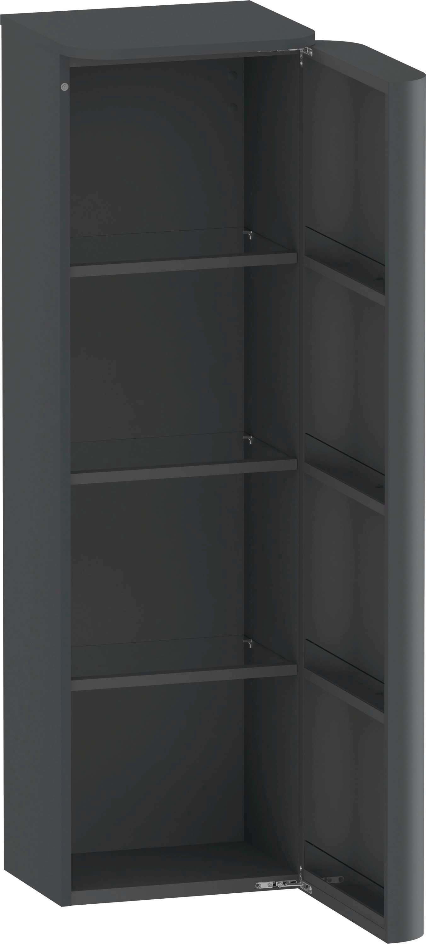 Шкаф-пенал  Duravit Happy D.2 Graphite Super Matt 133x40x36 cm — вид 3
