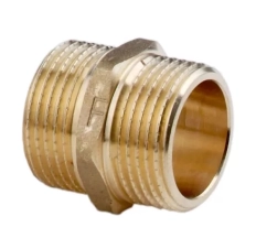 Niplu bronz M 1 1/2 x M 1 1/2 Ferro N07Z