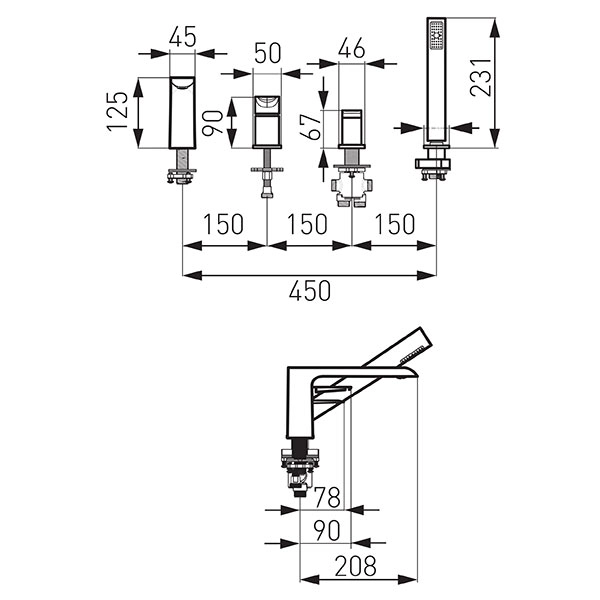 Baterie cu montaj pe cada Ferro Adore BDR11A — 2