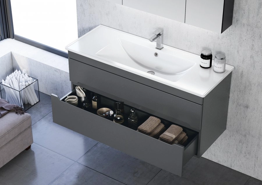 Lavoar cu dulap ORKA Varna 120 White matt Lacquer — 2