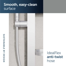 Душевая стойка Ideal Standard IdealRain Alu+ H600 Silver