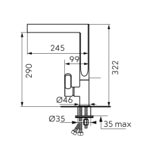 Смеситель кухонный FDesign Zaffiro White FD1-ZFR-4-33