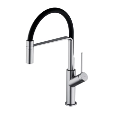 Смеситель кухонный Omnires Vita Brushed Nickel