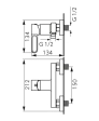 Baterie dus FDesign Zaffiro White FD1-ZFR-7-33