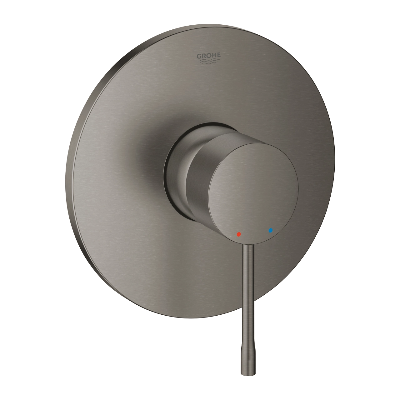 Baterie duș încastrată 1 cale Grohe Essence Brushed Hard Graphite