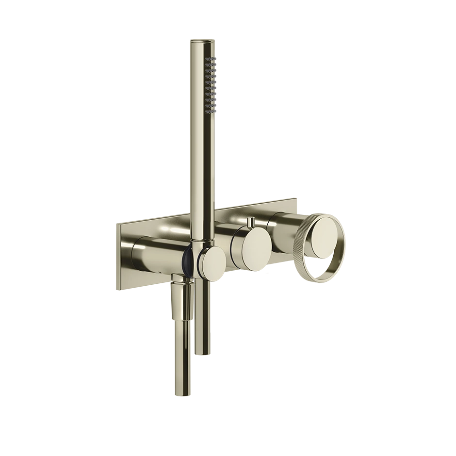Встраиваемый смеситель для душа 2 выхода Gessi Anello + душевой набор