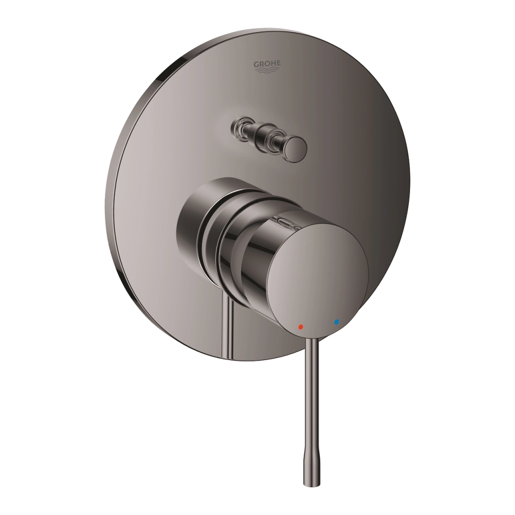 Встраиваемый смеситель для душа 2 режима Grohe Essence Hard Graphite 24167A01