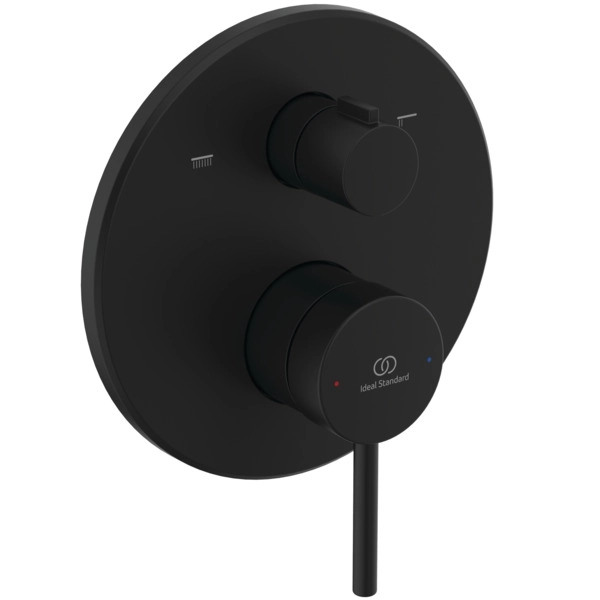 Встраиваемый смеситель для душа 2 режима Ideal Standard Ceraline Nuovo Black