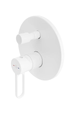 Встраиваемый смеситель для душа 2 режима FDesign Zaffiro White FD1-ZFR-7P-33