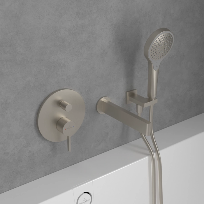 Baterie duș încastrată 2 cai Villeroy&Boch Dawn Nickel — 3