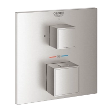 Baterie duș încastrată termostatată 1 cale Grohe GRT Supersteel