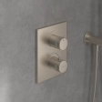 Встраиваемый термостатический смеситель для душа 2 режима Villeroy&Boch Brushed Nickel