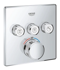 Baterie duș încastrată termostatată 3 căi Grohe GRT Smartcontrol