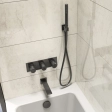 Встраиваемый термостатический смеситель для душа 3 выхода Ideal Standard Ceratherm C100 Magnetic Grey
