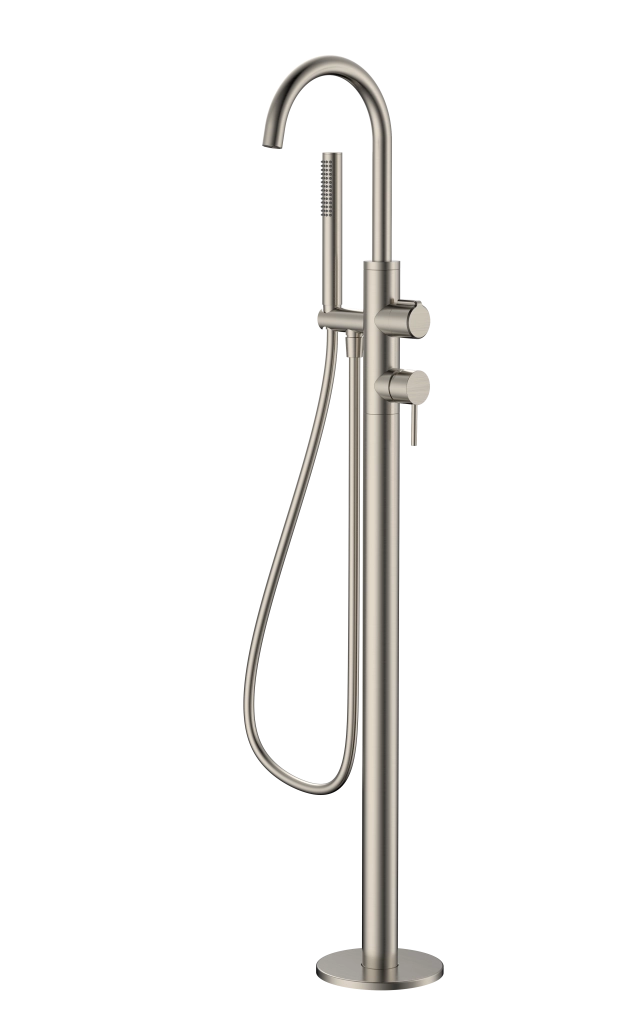 Смеситель для ванны Freestanding ENZZI Brushed Nickel