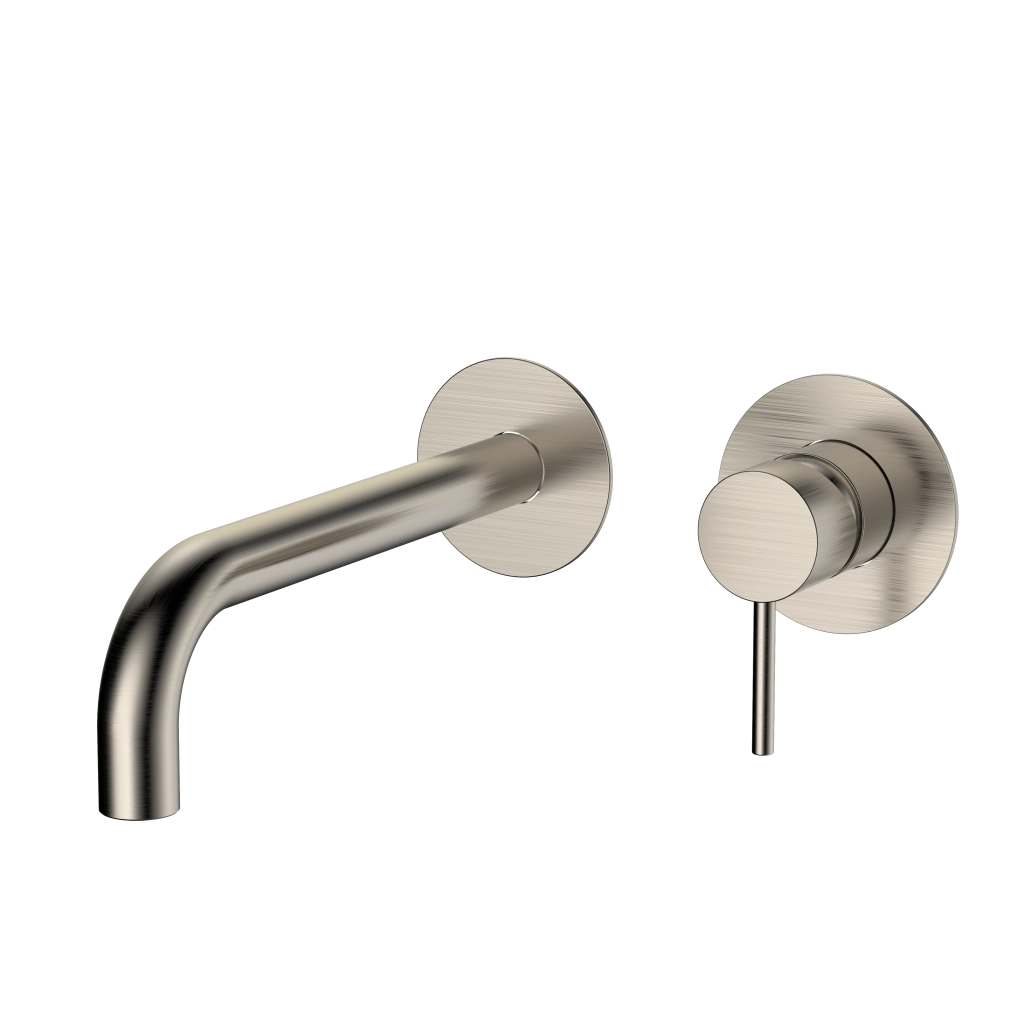 Смеситель встраиваемый для раковины ENZZI Brushed Nickel + встраиваемый корпус