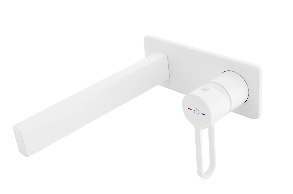 Baterie încastrată lavoar FDesign Zaffiro White + corp instalare