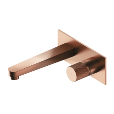 Смеситель встраиваемый для раковины Omnires Contour Brushed Copper CT8015CPB