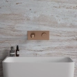 Смеситель встраиваемый для раковины Omnires Contour Brushed Copper CT8015CPB