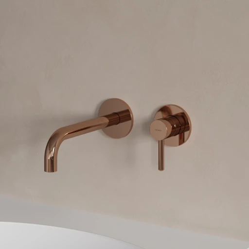 Смеситель встраиваемый для раковины Omnires Y Polished Copper