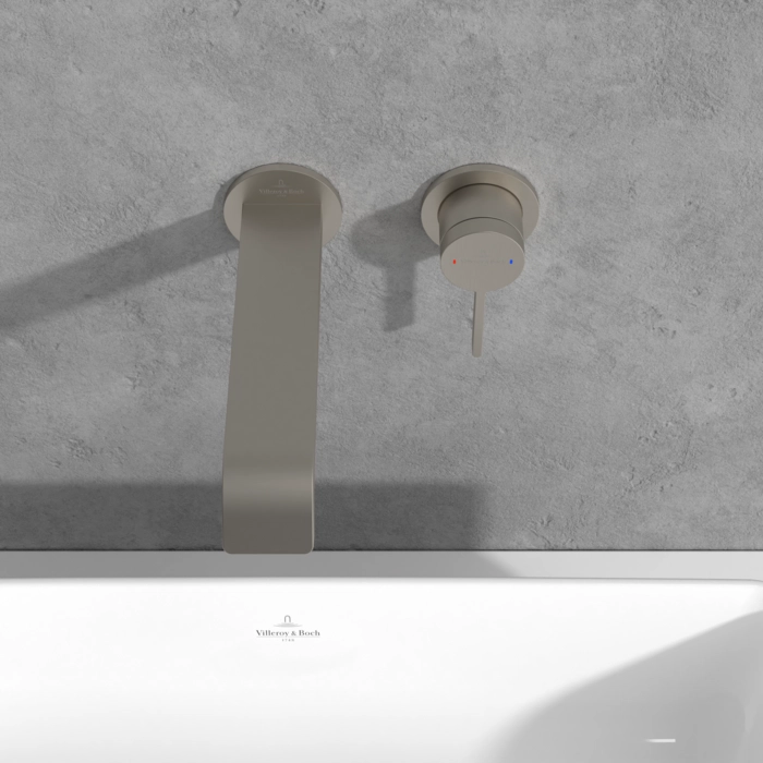 Baterie încastrată lavoar Villeroy&Boch Dawn Brushed Nickel — 4