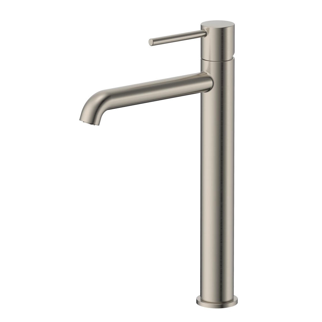 Смеситель для раковины высокий ENZZI Brushed Nickel