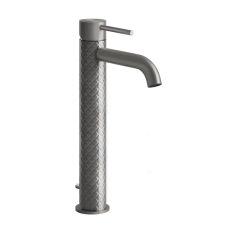 Смеситель для раковины высокий Gessi Gessi316 Intreccio Steel Brushed