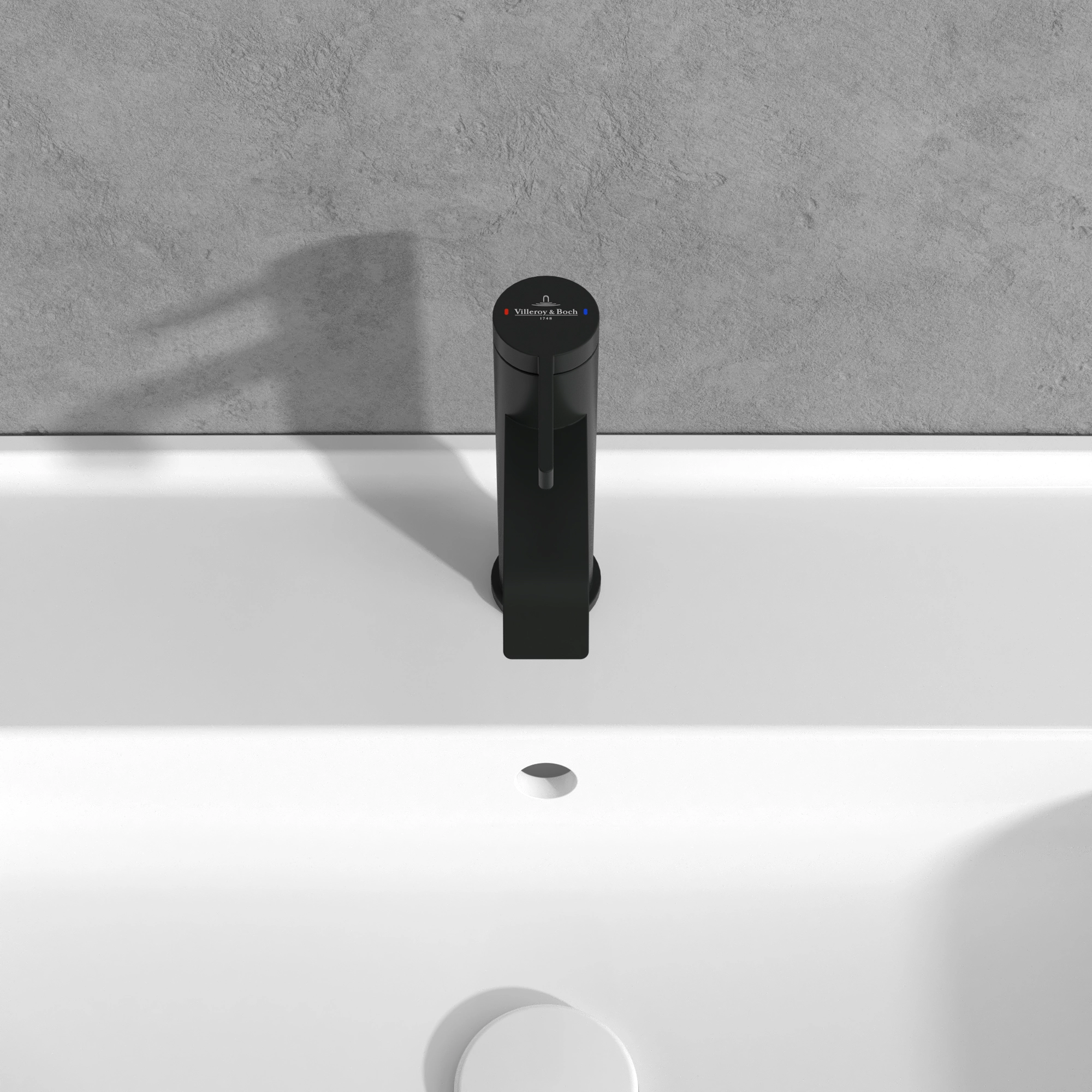 Смеситель для умывальника Villeroy&Boch Dawn (Изогнутый гусак) Black — 3