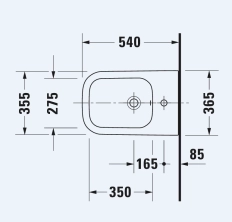 Биде подвесное Duravit Happy D.2 2258150000
