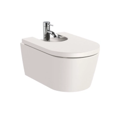 Bideu suspendat Roca Inspira Round Beige