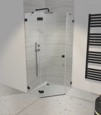 Душевая кабина Radaway Essenza Pro Black PTJ 90x90 h=200 Левая