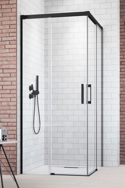 Cabina dus Radaway Idea Black KDD 120x120 h=200,5