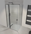 Cabina dus Radaway Nes Black KDJ II 100x100 h=200 Stânga