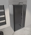 Cabina dus Radaway Nes Black KDS II 120x90 Dreapta, Sticla Grafit