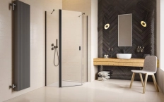 Cabina dus Radaway Nes Black PTJ 100x100 h=200 Stânga
